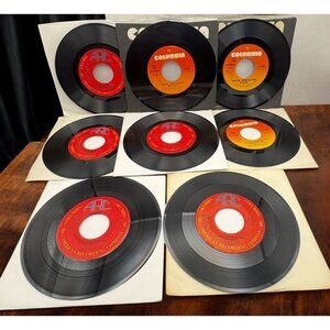 Earth Wind & Fire 45 Record Lot of 8 Vinyl 70s R&B Funk Soul